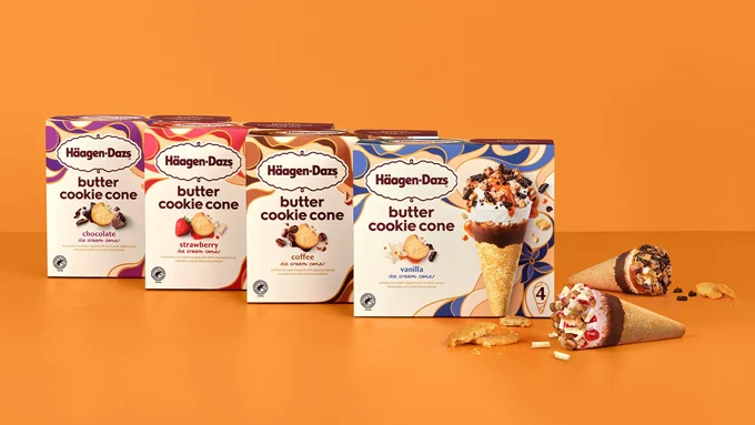 H&auml;agen-Dazs Launches New Breakthrough Innovation; The Butter Cookie Cone