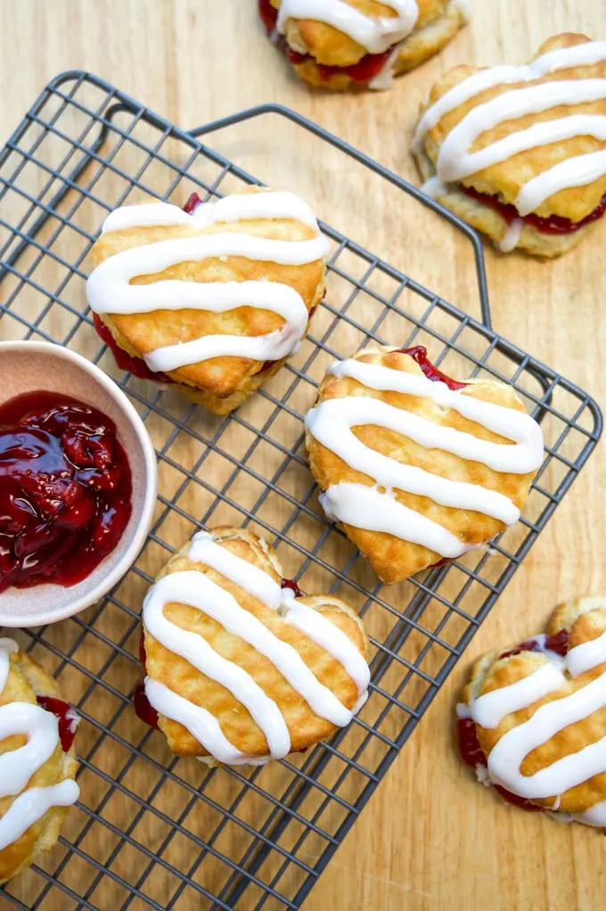 Hardee's Valentine's Day Heart Shaped Biscuits