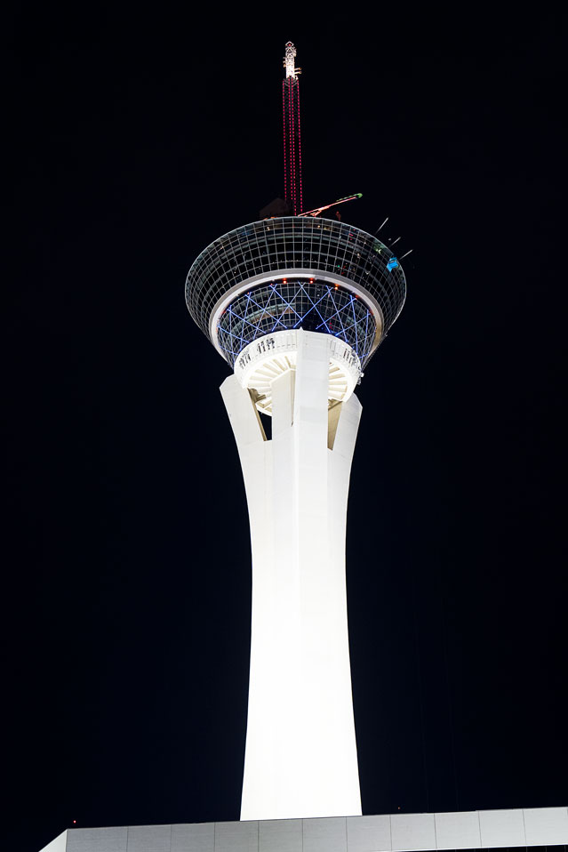 Stratosphere casino & Denny's restaurant, Las Vegas, Nevada, USA