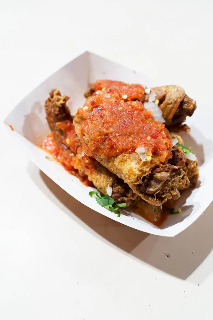 Santa Rita Jalisco Taco Truck: Must-Try Deep Fried Chicken Necks