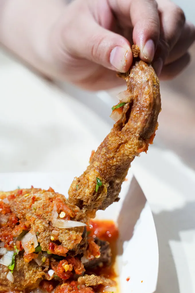 Santa Rita Jalisco Taco Truck: Must-Try Deep Fried Chicken Necks