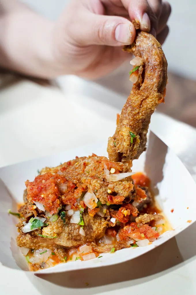 Santa Rita Jalisco Taco Truck: Must-Try Deep Fried Chicken Necks