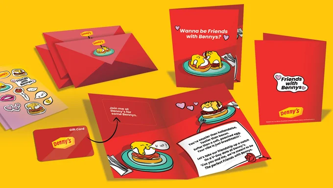 Denny's Invites Everyone to be Friends with Benny's this Valentine's Day