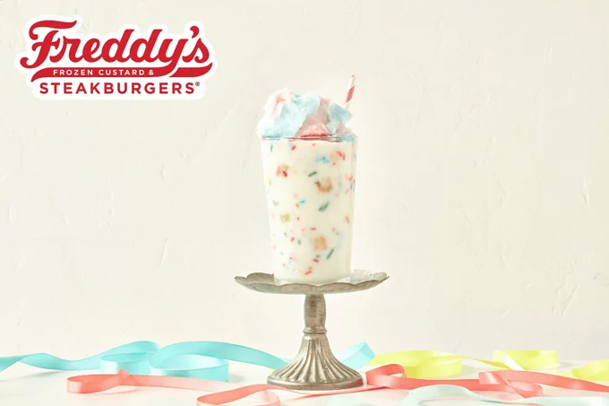 Freddy's new Deluxe Crispy Fish Sandwich and Birthday Cake Shake now available for a limited time