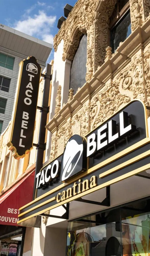 Taco Bell Lights up Hollywood With New Cantina Restaurant Experience