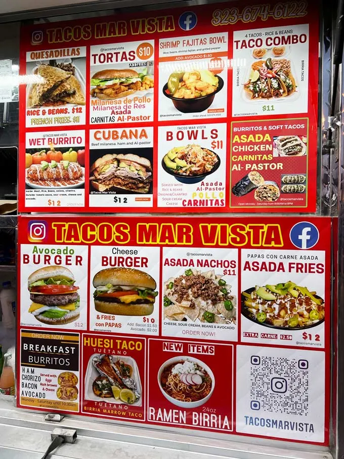 Tacos Mar Vista Los Angeles Food Truck