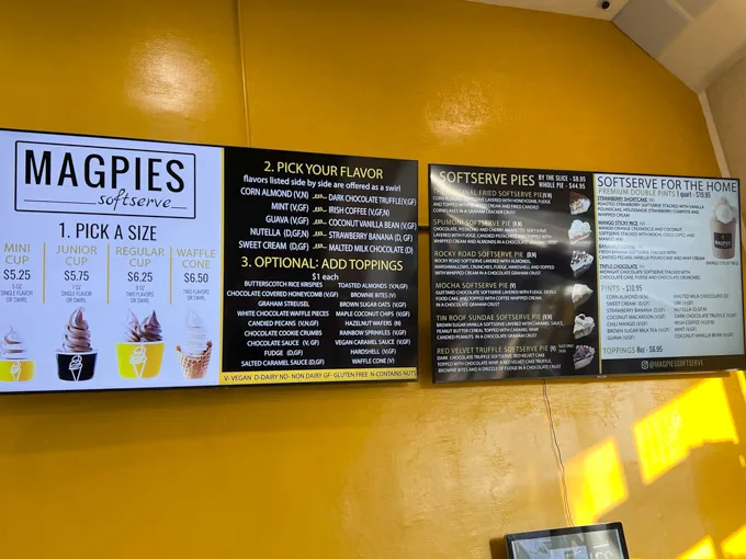 Magpies Softserve Los Angeles Highland Park