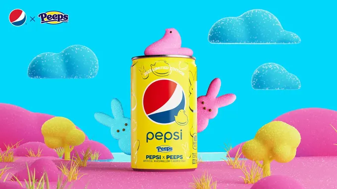 PEPSI x PEEPS Get Back Together to Unveil the Iconic Limited-Edition Marshmallow Cola on Store Shelves, Just in Time for Spring