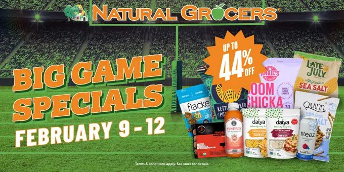 Stock up on Game Day Essentials with Natural Grocers