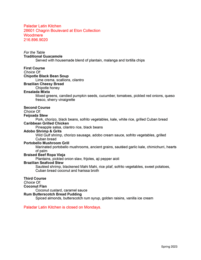 Cleveland Restaurant Week 2023 Ohio: Menus, Dates