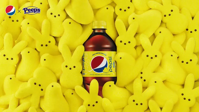 PEPSI x PEEPS Get Back Together to Unveil the Iconic Limited-Edition Marshmallow Cola on Store Shelves, Just in Time for Spring
