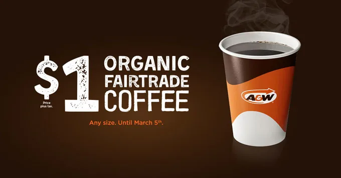 A&W Canada&rsquo;s $1 Coffee is back across Canada