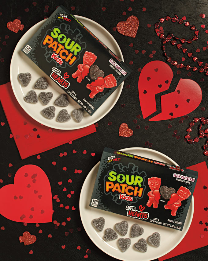 SOUR PATCH KIDS Puts Sweet Twist on Valentine's Day with New Sour Hearts Black Raspberry Candy and Exclusive Dinner Experience