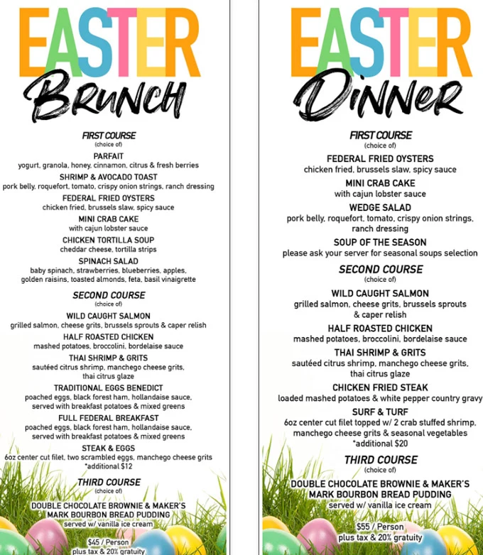 Easter Phoenix 2023 & Scottsdale: Brunch, Restaurants