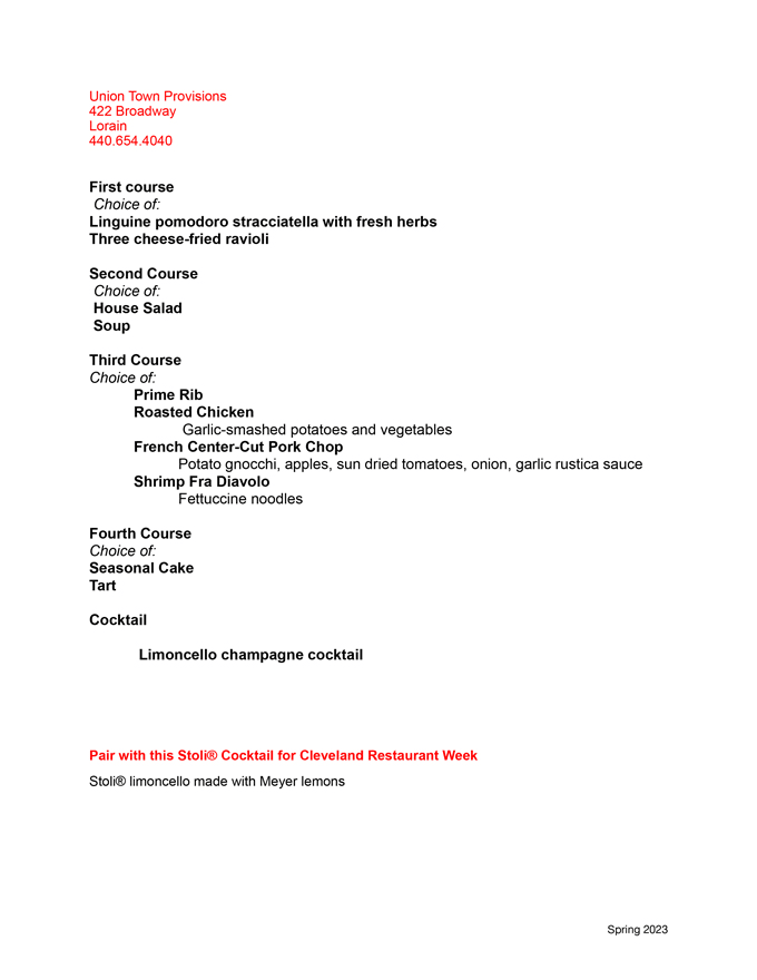 Cleveland Restaurant Week 2023 Ohio: Menus, Dates