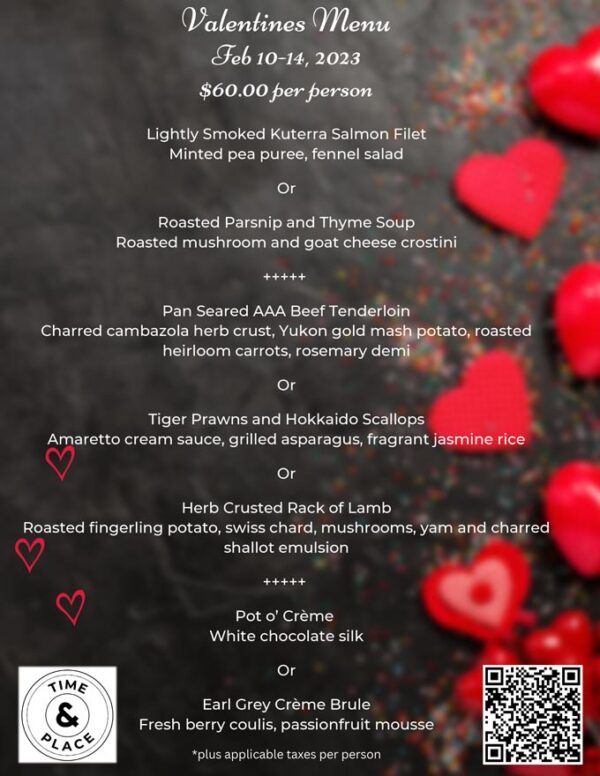 Valentine’s Day Vancouver 2023 BC Restaurants, Things to Do