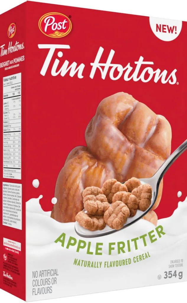 Tim Hortons Apple Fritter Flavoured Cereal is Coming to a Cereal Bowl Near You