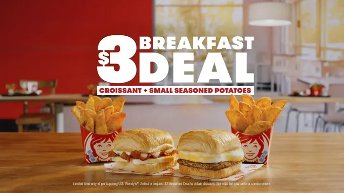 Wendy's Fan-Favorite $3 Breakfast Deal is Back!