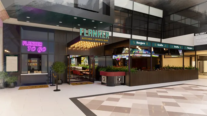 Carver Road Hospitality Unveils First Look of Flanker Kitchen + Sports Bar at Mandalay Bay Resort and Casino