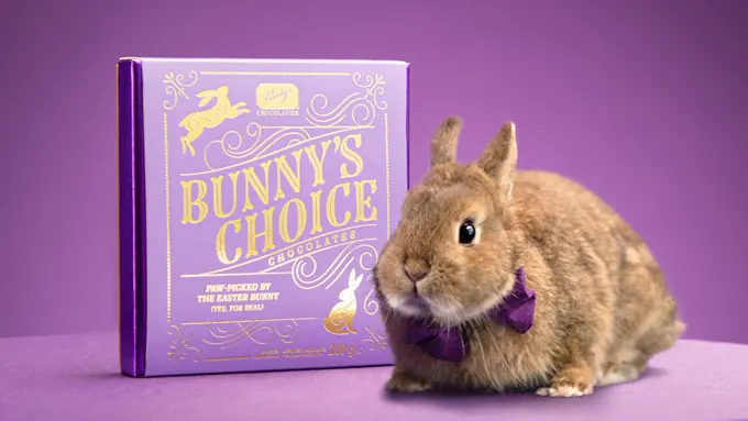 The chocolates in this limited-edition Purdys gift box were picked by the Easter Bunny
