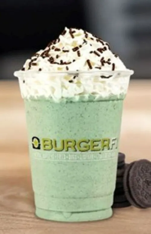 BurgerFi Toasts to St. Patrick's Day with New Mint Shake with Oreo