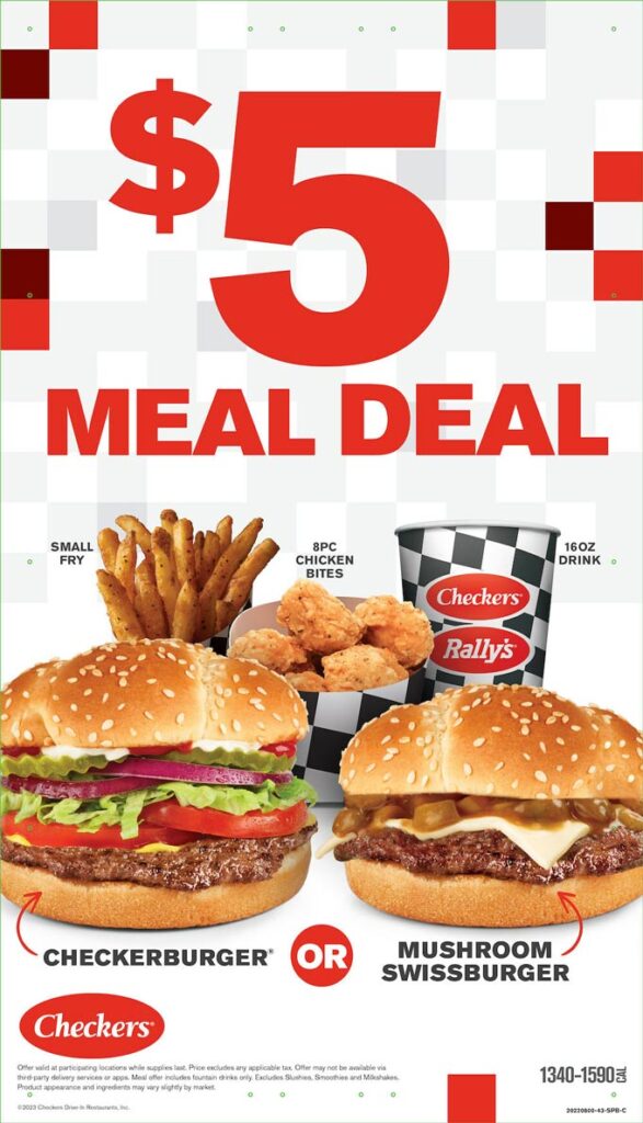 Checkers & Rally's new 5 Meal Deal