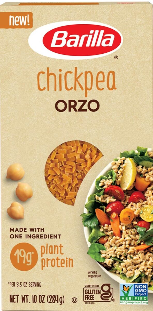 Barilla Expands Chickpea Pasta Offerings with Orzo