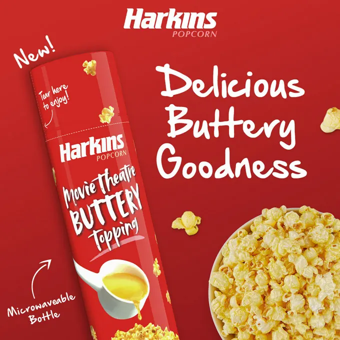 Harkins ReadytoEat Popcorn *New*