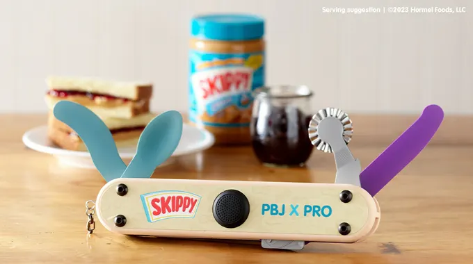 On National PB&J Day, the Makers of SKIPPY Brand Peanut Butter Solve Great Debate Spoon or Knife and Crust On or Crust Off
