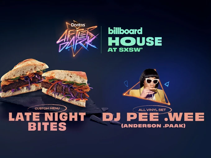 Doritos After Dark Delivers Late-Night Dining And Entertainment At SXSW With DJ Pee .Wee aka Anderson .Paak At Billboard House