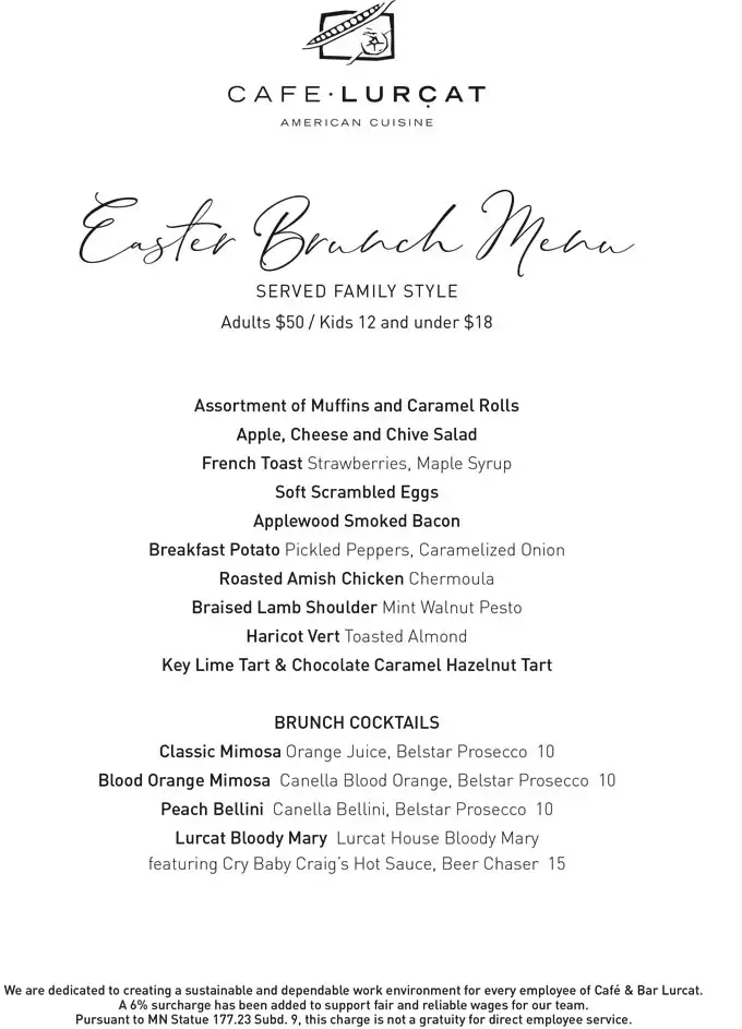 Easter Minneapolis St Paul 2023 Brunch, Restaurants