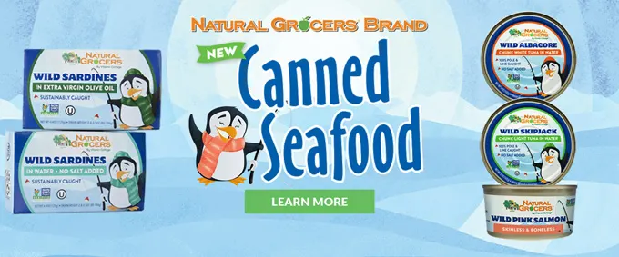 Natural Grocers Expands House Brand with Five New Varieties of Canned Seafood