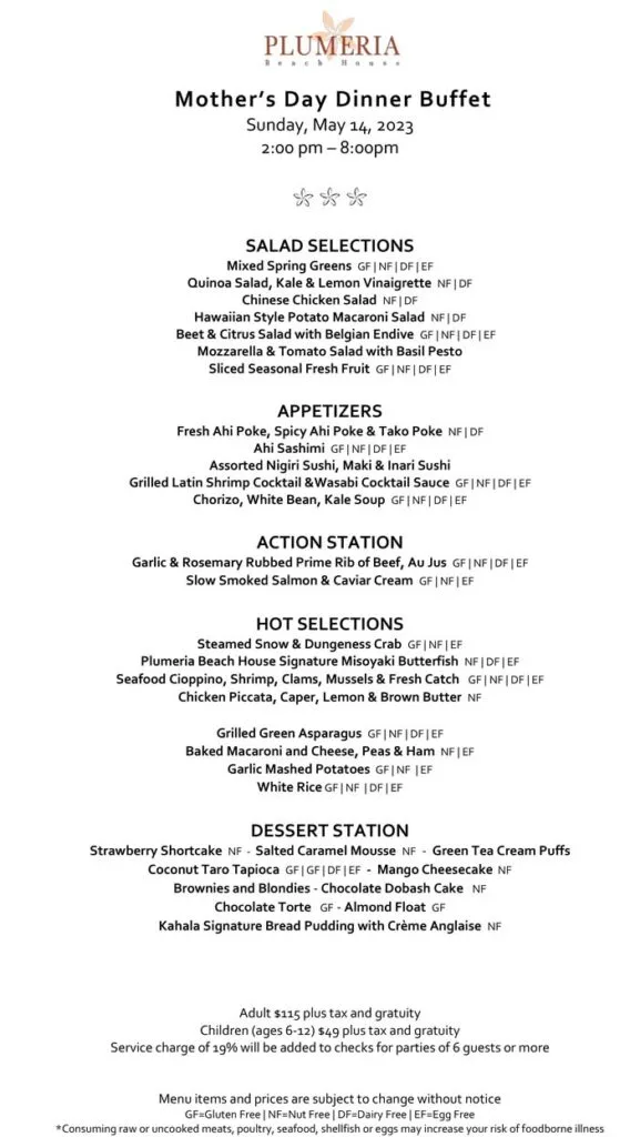 Mother's Day Honolulu 2023 Brunch, Restaurants, Things to Do