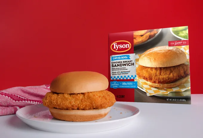 New Tyson Brand Chicken Sandwiches and Sliders
