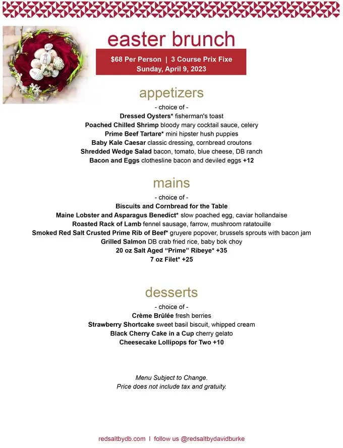 Easter Charlotte 2023 NC Brunch, Restaurants, Things to Do