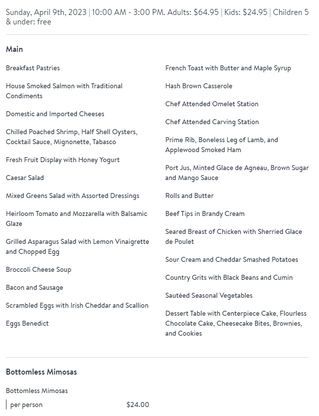 Easter Denver 2023 Brunch, Restaurants, Things to Do