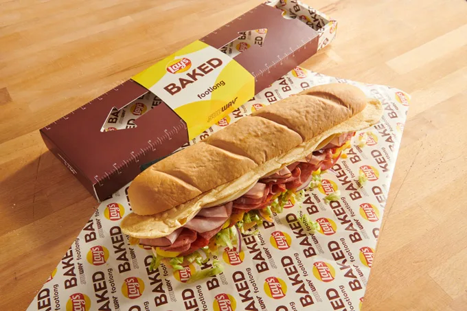 BAKED Lay's and Subway Debut New Footlong Crisp To Celebrate National Potato Chip Day