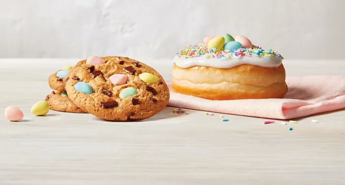 The hunt is over &ndash; you can find Tim Hortons CADBURY MINI EGGS Dream Donuts and NEW for this year, CADBURY MINI EGGS Cookies in Tims restaurants starting today!