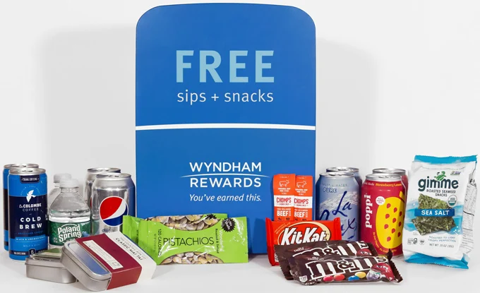 Wyndham Rewards Unveils Limited-Edition Minibar Stocked with Over a Month of Free Stays (and Snacks too!)