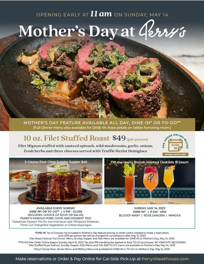Mother's Day brunch options around Cincinnati this year