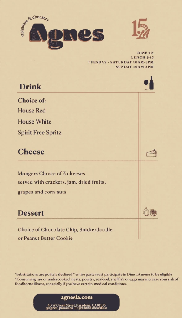Dine LA 2023 Spring Edition: Menus, Dates