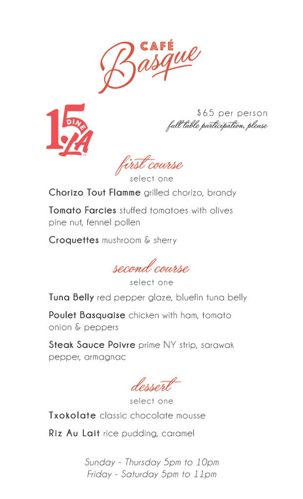 Dine LA 2023 Spring Edition: Menus, Dates