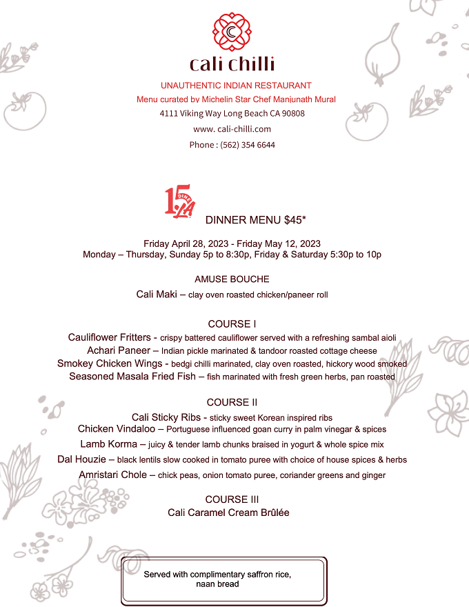 Dine LA 2023 Spring Edition: Menus, Dates