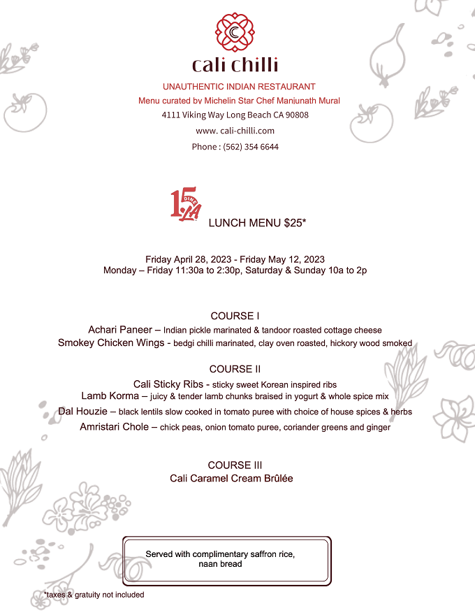 Dine LA 2023 Spring Edition: Menus, Dates