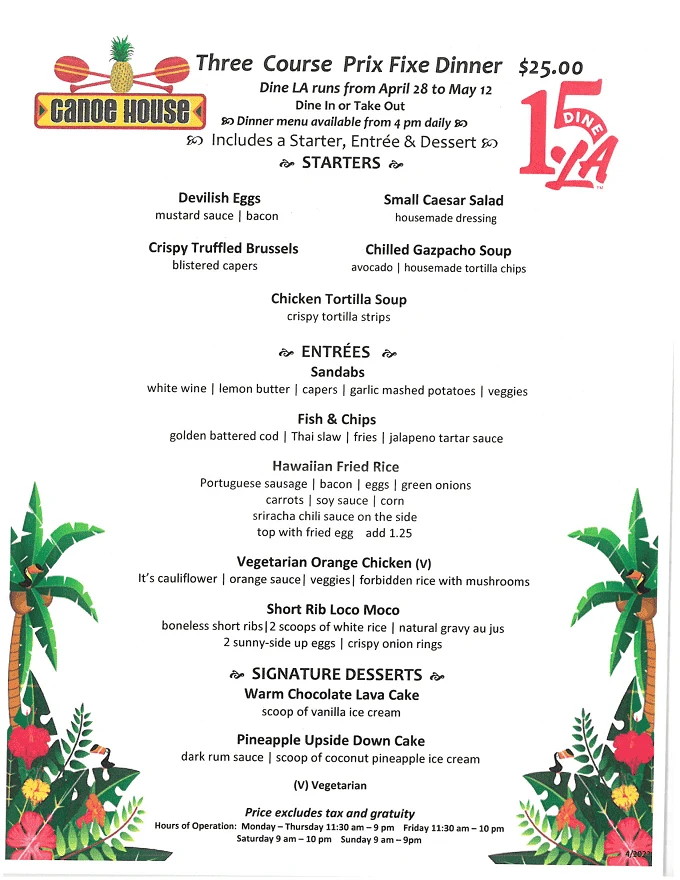 Dine LA 2023 Spring Edition: Menus, Dates