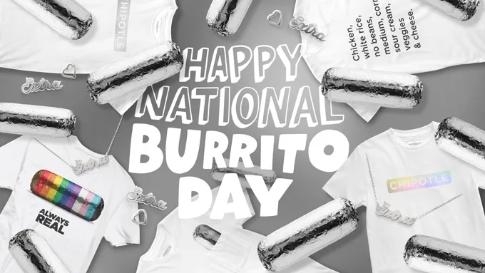 Burrito Lovers Rejoice! Chipotle Makes It Easier to Celebrate National Burrito Day