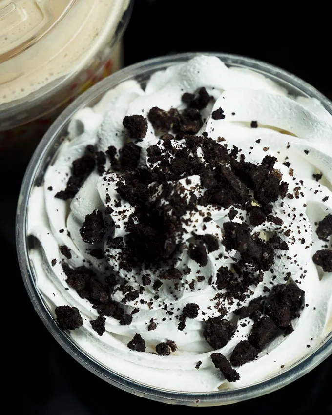 OREO DOUBLE STUF® Iced Capp, OREO® Strawberry Creamy Chill and