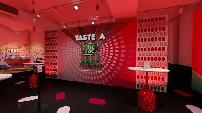 Tic Tac Debuts Brand New Strawberry & Cream Flavor at The First-Ever Tic Tac Experience in New York City
