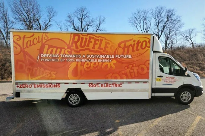 Frito-Lay Expedites 2040 Net-Zero Emissions Goal with Over 700 Electric Delivery Vehicles