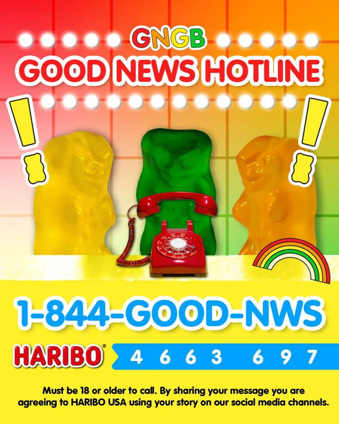 HARIBO to Sweeten News Cycle with All-Day Good News Content and Collaborations on National Gummi Bear Day, April 27